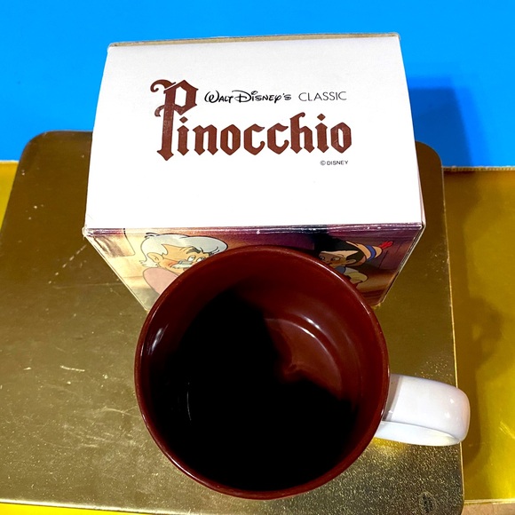 WALT DISNEY’S CLASSIC PINOCCHIO VTG 90’s NWT DISNEY STORE EXCLUSIVE CERAMIC MUG - Picture 13 of 15